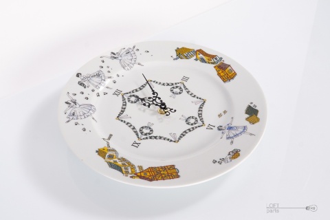 zegar balet giselle Imperial Porcelain Manufactory