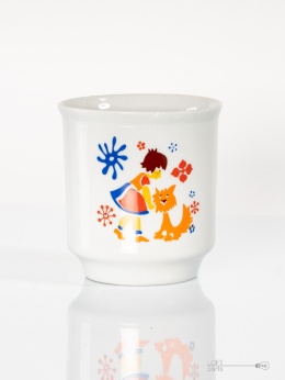 kubek bajka porcelana chodzież