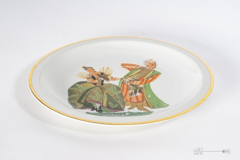 patera Polish dance polonez porcelain wawel