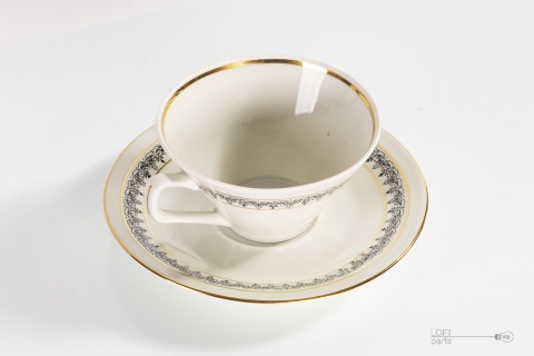 a cup with saucer elżbieta  chodzieżwalking