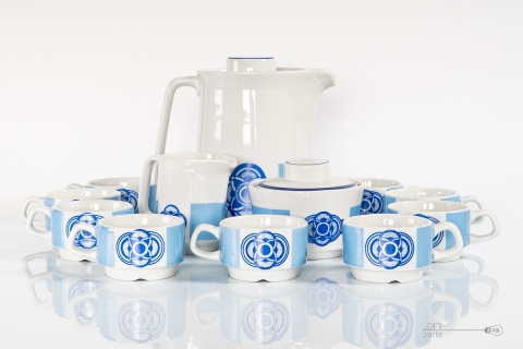 serwis kawowy porcelana lubiana