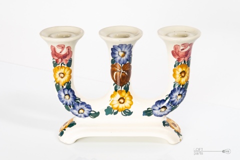 faience candlestick prl
