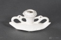 biały porcelanowy świecznik