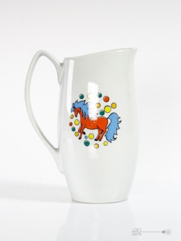 porcelanowy dzbanek prl
