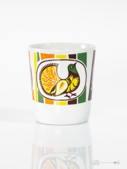 kubek z pataszkiem porcelana chodzież