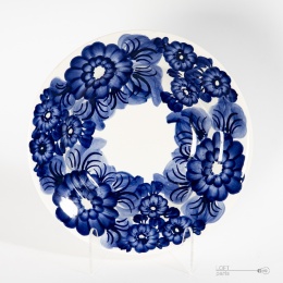 faience plate koło