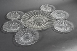 dessert set Cora zabkowice glassworks