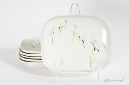 porcelanowy zestaw do konfitur