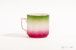 Rainbow cup of wałbrzych porcelain