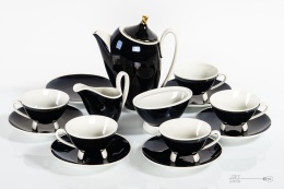 serwis do kawy art deco
