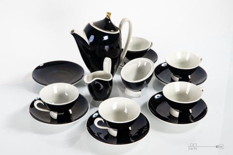 garnitur do kawy art deco neuerer porzellan