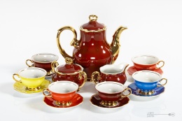 serwis do espresso porcelana karolina