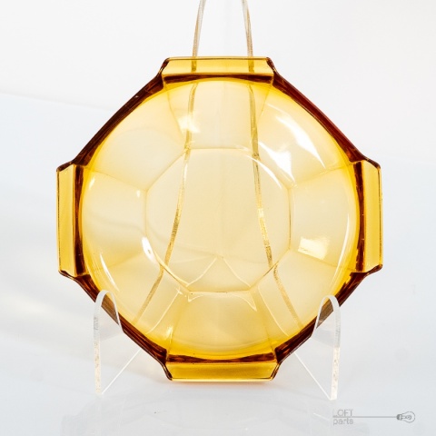 miodowy talerzyk art deco