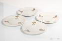 komplet talerzyków porcelana krzysztof