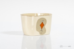 papierośnica brydżowa porcelana chodzież