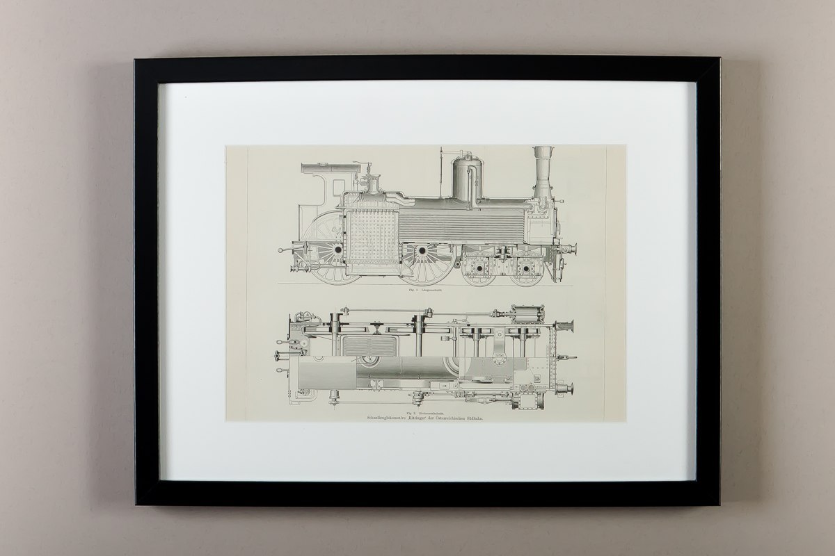 Grafika ''Schnellzuglokomotive Rittinger''