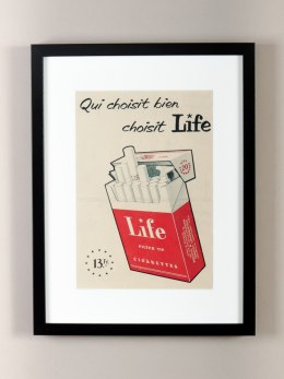 Grafika reklamowa ''Life''