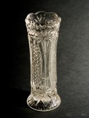 pressed glass vase